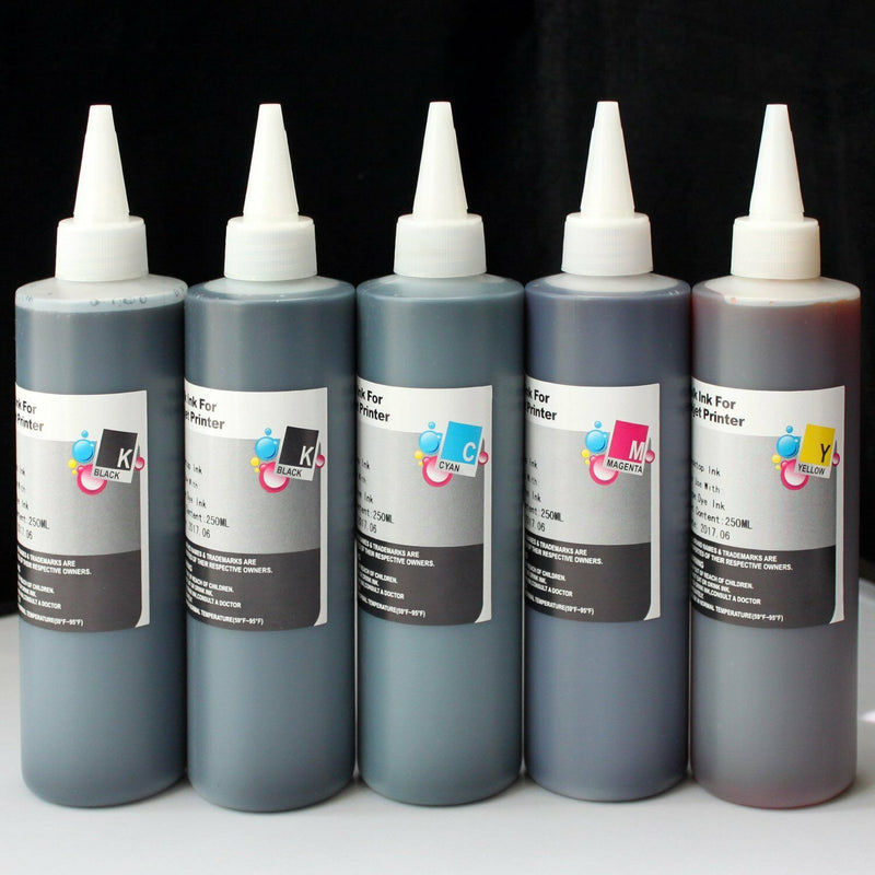 5x250ml ink refill kit for HP SmartTank 450 455 457 551 555 558 651 HP32XL HP31