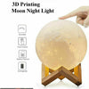 Moon Lamp Kids Night Light Galaxy Lamp 5.9 inch 16 Colors LED 3D Star Moon Light