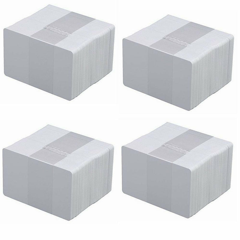 200 PVC Cards Blank White - CR80 .30 Mil, Credit Card size, ID Printer