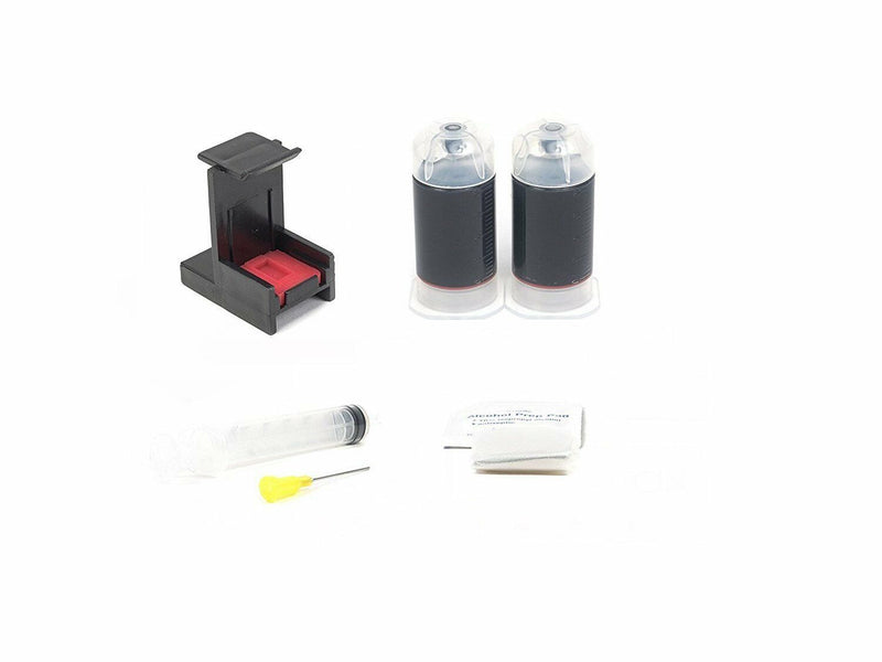 Combo Black & Color Ink Cartridge Refill Box Kit for HP 62 62XL 901 901XL