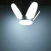 4Pcs LED Garage Light Bulb Deformable Ceiling Fixture Lights Warehouse Lamp E27