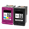 2 Pack HP 65XL Black & Color Ink Compatible for HP DeskJet 3755 3720 3730