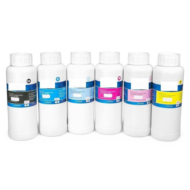 6x500ml dye refill ink Compatible for Epson 77 78 R260 R280 R380 Artisan 50