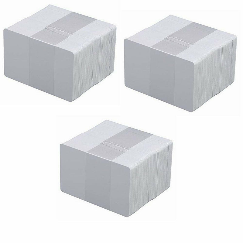 150 CR80 30Mil White Blank PVC Plastic Cards for Photo ID card Printers
