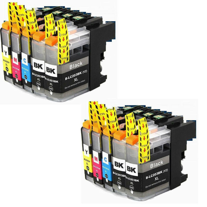 10PK LC20E LC20EBK LC20EC LC20EM LC20EY XXL Ink Cartridge for Brother MFC-J985DW