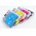 4 Refillable ink cartridge for Brother LC65 LC980 LC61 Plus Refill Ink 4x100ml