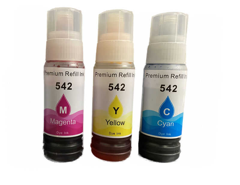 Compatible Refill Ink Bottle Replacement for T542 Epson ET-5150 ET-5800 ST-C8000