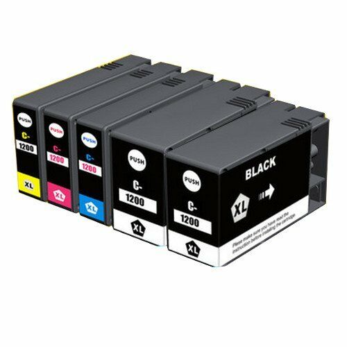 5 PGI-1200XL 1200 XL High Yield Black Color Compatible Ink Cartridge For Canon