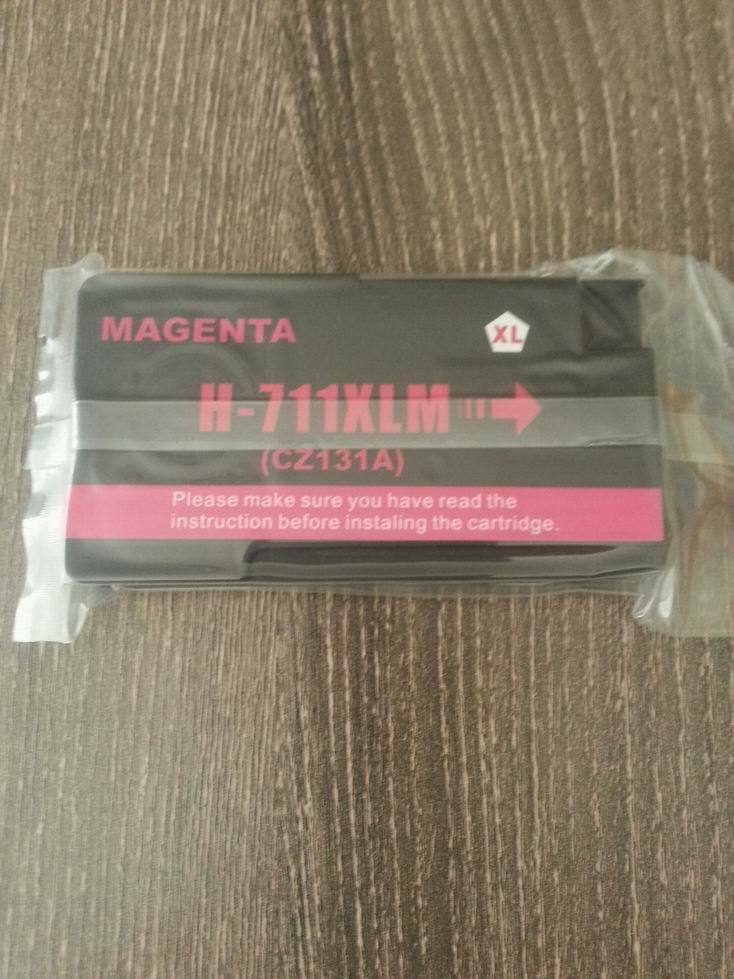 Compatible For HP Magenta 711XL Ink Cartridge Designjet T520