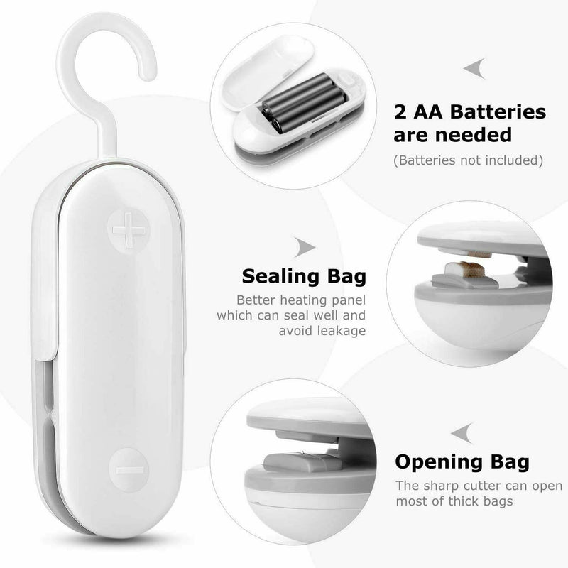 Portable Mini Heat Bag Sealer Sealing Machine Household Plastic