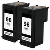 2 pk 96 C8767WN black Ink Cartridges for HP Photosmart 2610 2710 8150 8450