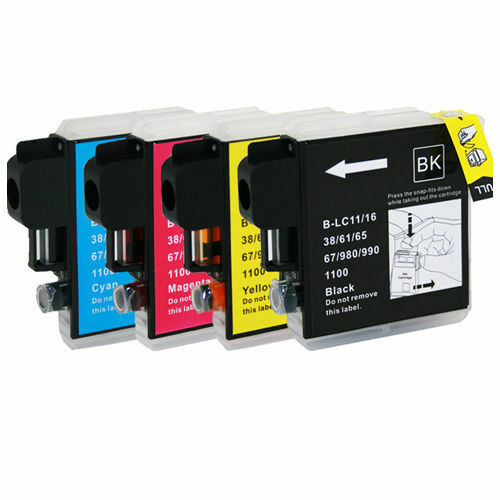 8PK Ink Inkjet Combo For Brother LC61 LC65 MFC-6890CDW MFC-250C MFC-255CW