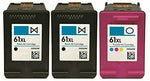 3 PK Compatible For HP 61XL Black&Color Ink Cartridges 1000 1050 2050 4500