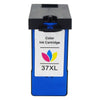 2pk Lexmark 36XL 37XL BLACK & COLOR Ink Cartridge for X3650 X4650 X5650 show ink