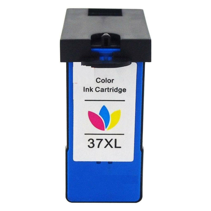 2pk Lexmark 36XL 37XL BLACK & COLOR Ink Cartridge for X3650 X4650 X5650 show ink