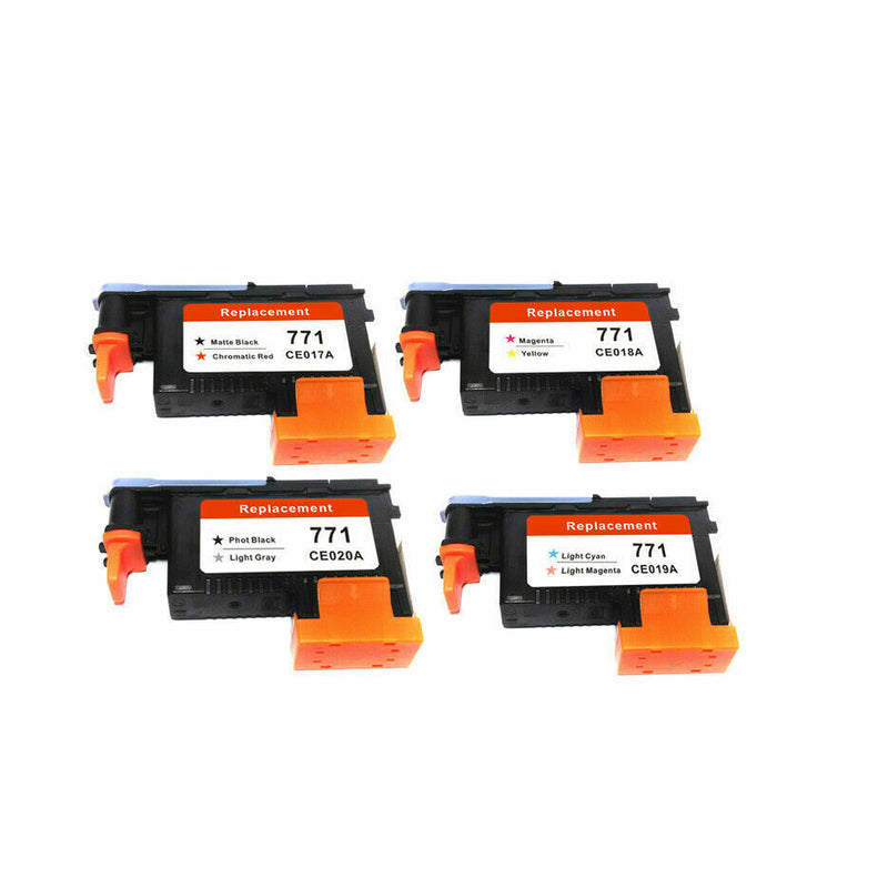 4 Pack 771 Printhead Replacement For HP 771 For Designjet Z6200 Printhead
