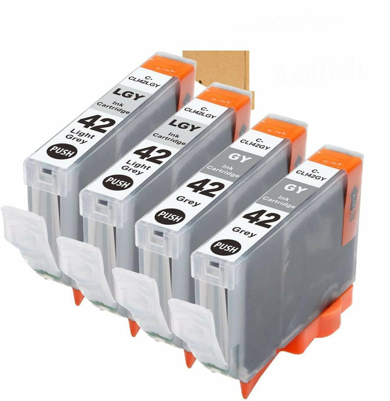 4 Pack compatible Ink Cartridges for Canon Cli-42 Inkjet PIXMA PRO-100 (2G,2LG)