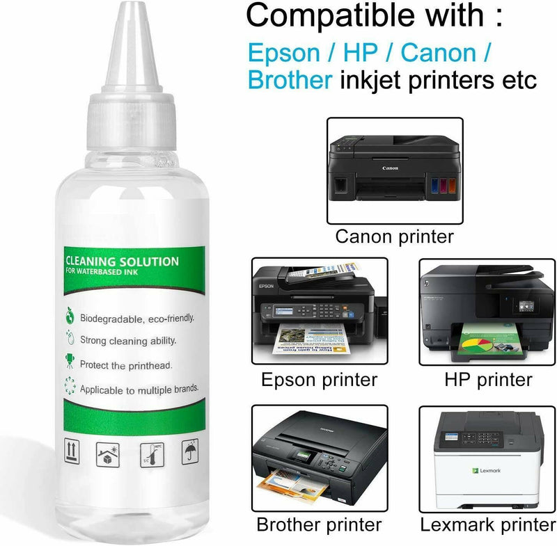 Inkjet Printers Printhead Cleaning Kit for Epson WF-2650 WF-2750 WF-3620
