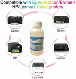 500ml Inkjet Printers Printhead Cleaning Kit for Epson WF-3640 WF-7620 WF-3620