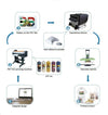 Cyan 1000ml DTF PET Transfer Film Ink For Epson DTF Printers L1800 P600 DX5