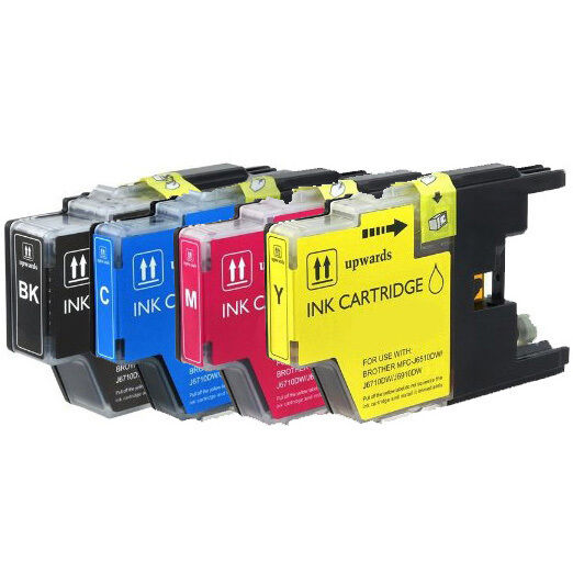 4 Pack Compatible Brother LC-71  LC-75 LC-79 Ink Cartridges for inkjet printers