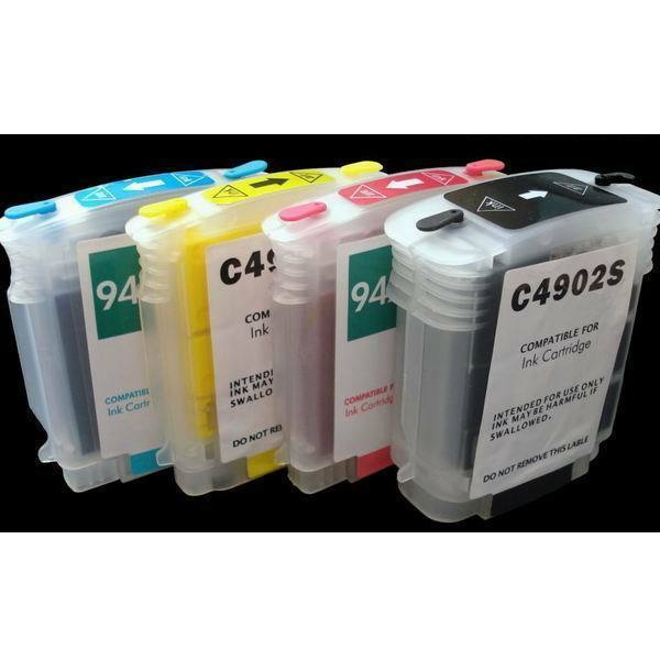 4 Refillable ink cartridge with chip HP 940 XL 8500a Plus 8500A Premium